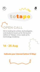 TOTAPO - a two week arts & tech residency by Feelers & Tusitala